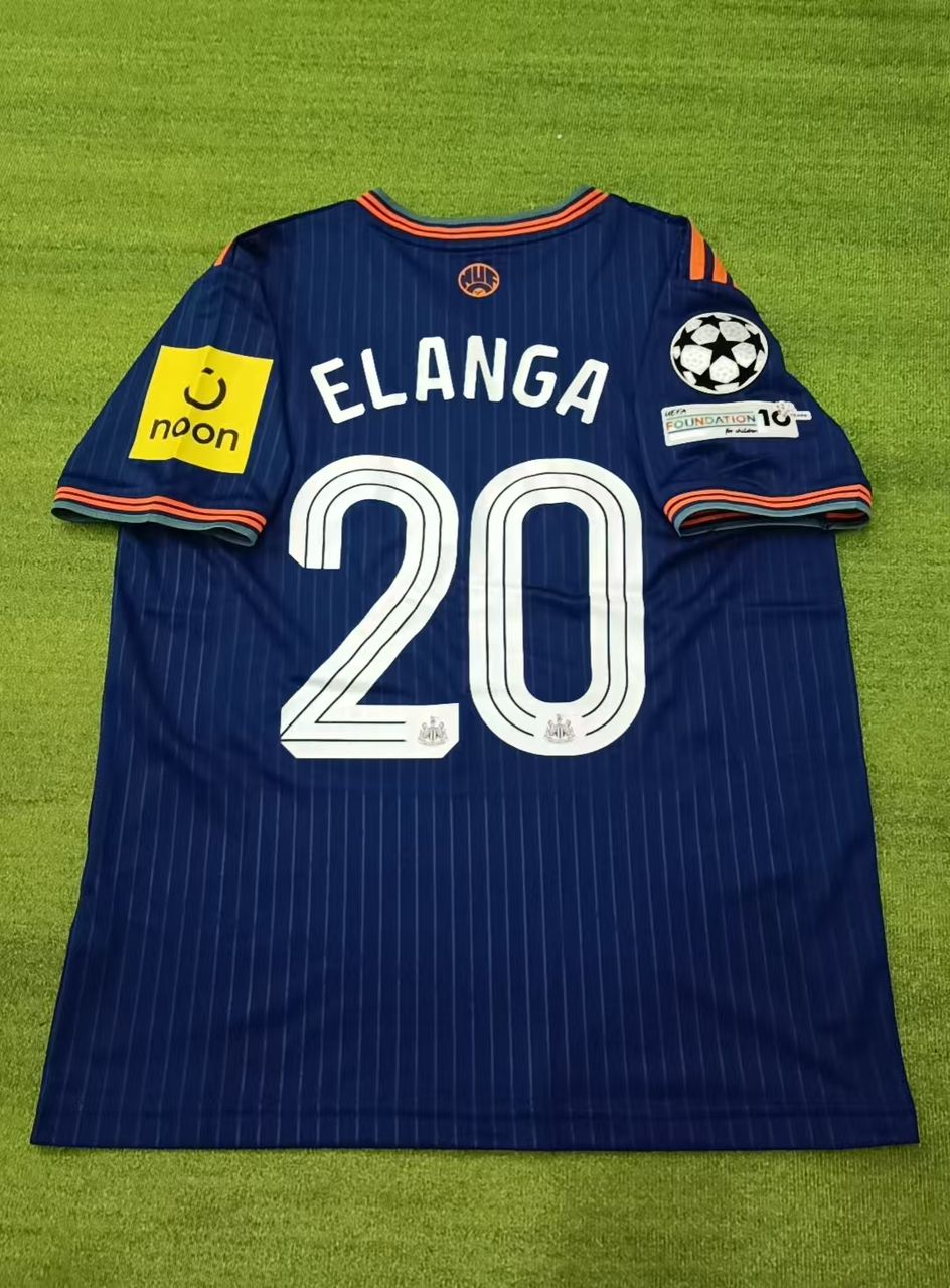 Anthony Elanga Newcastle United Away 2026 Football Jersey