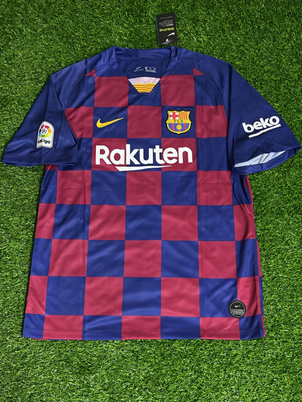 Clement Lenglet Barcelona 2019/20 Home Retro Football Jersey