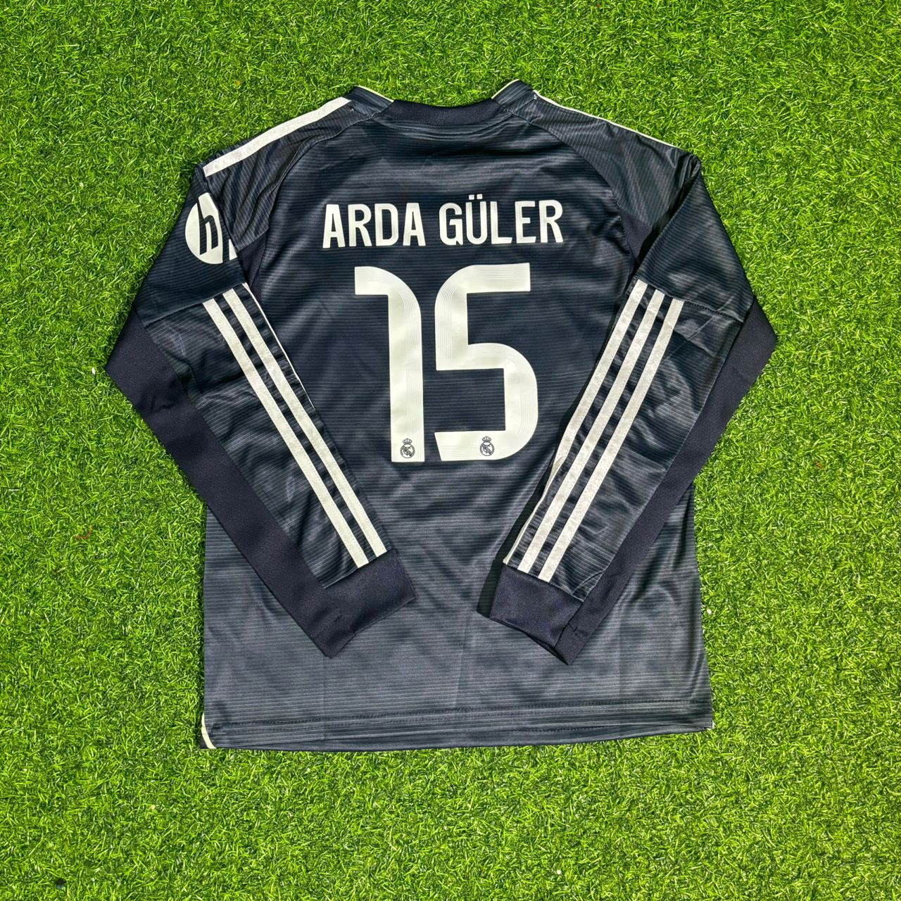 Arda Guler Real 2026 Black Away Long Sleeve Jersey