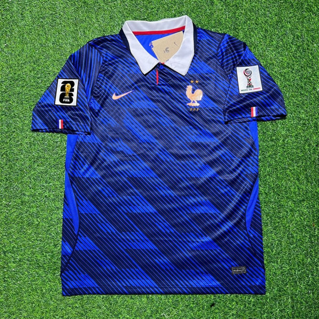 France World Cup 2026 Manu Kone #6 Home Blue Football Jersey