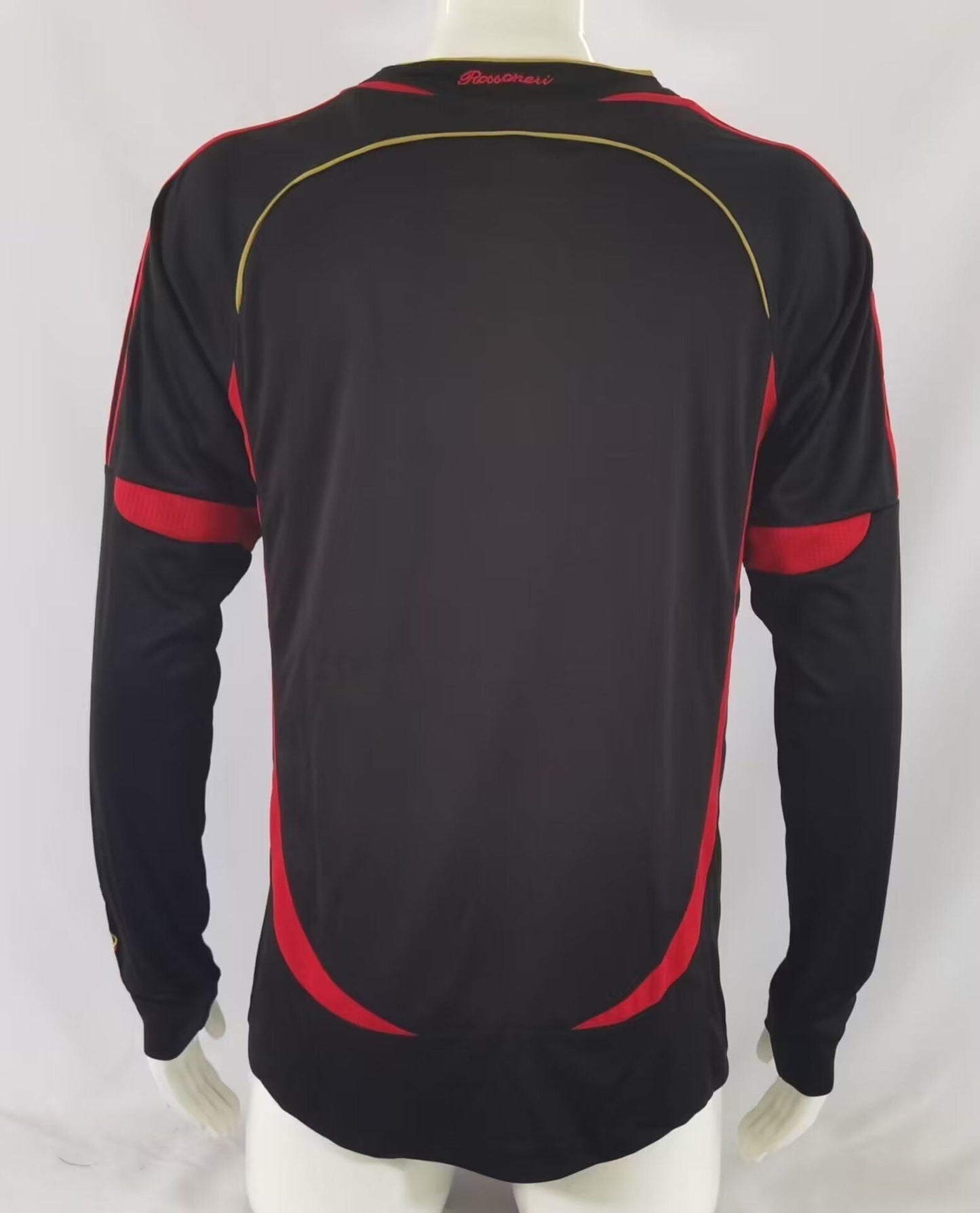 Milan 2006/07 Retro Black Long sleeve Football Jersey