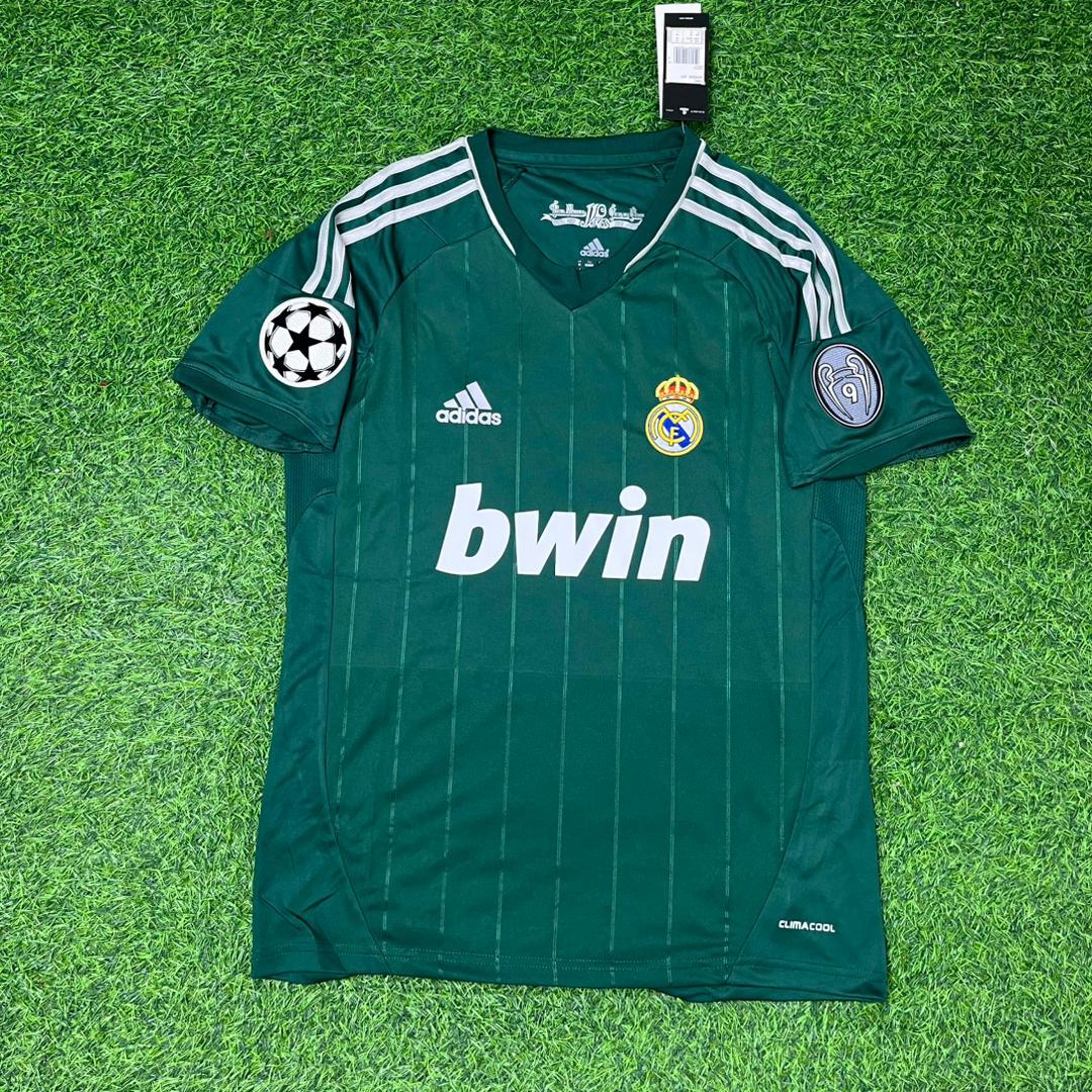 Cristano Ronaldo #7 Real Madrid 2012-2013 Champions League Green Jersey Soccer Shirt