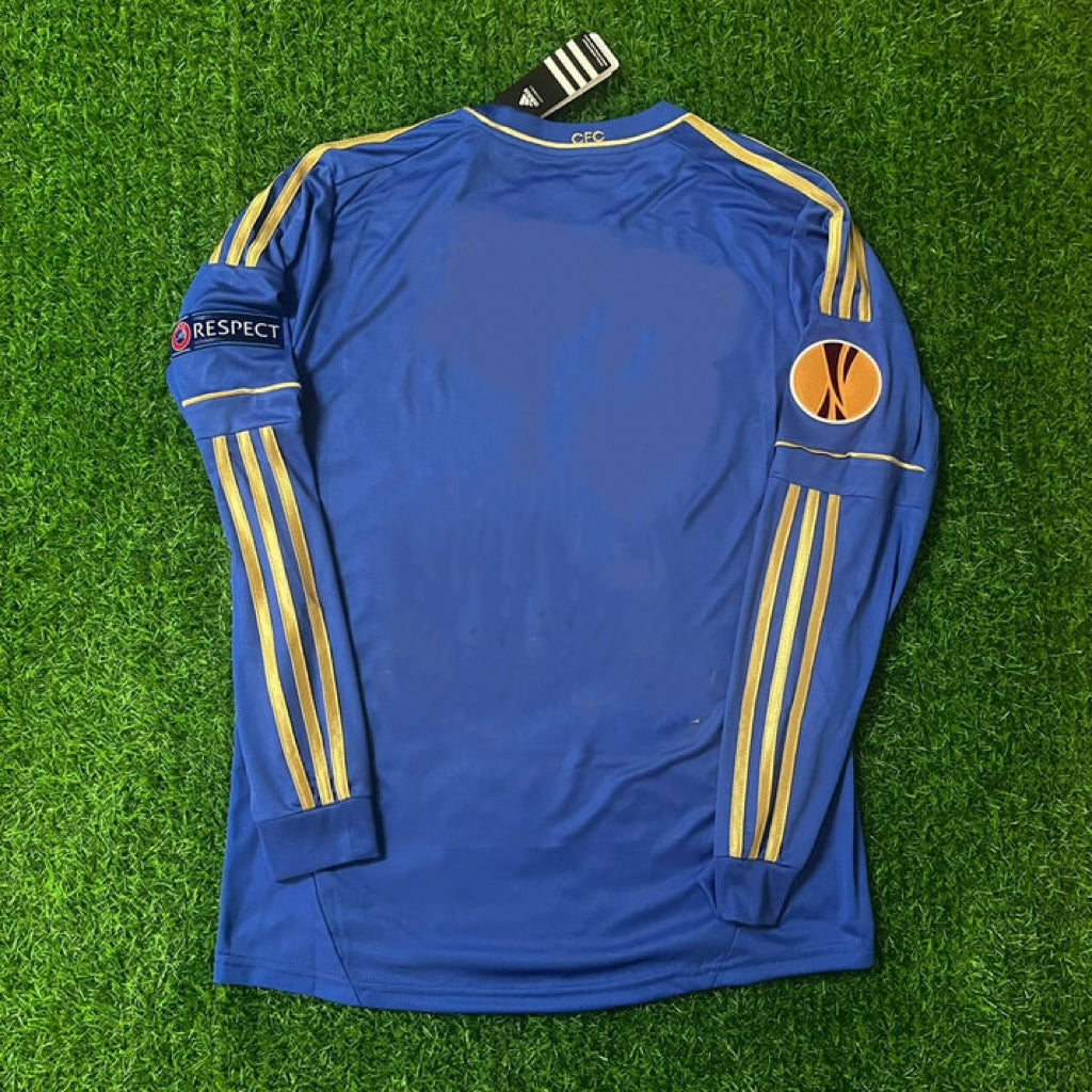 Chelsea 2013 Europe League Final Amsterdam Blue Retro Football Jersey Kit
