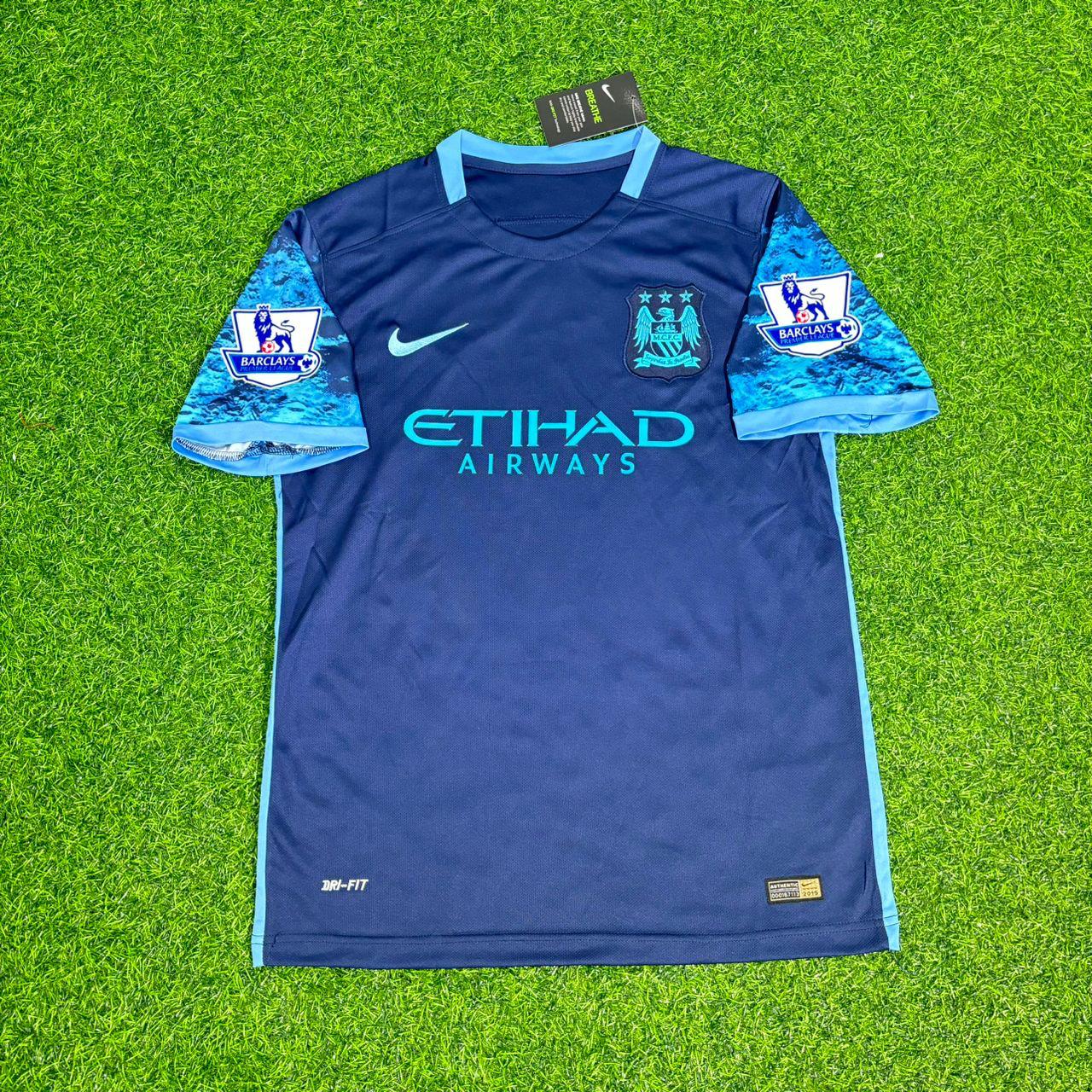 Bacary Sagna 3- Manchester City 2016 2017 Season Retro Football Jersey