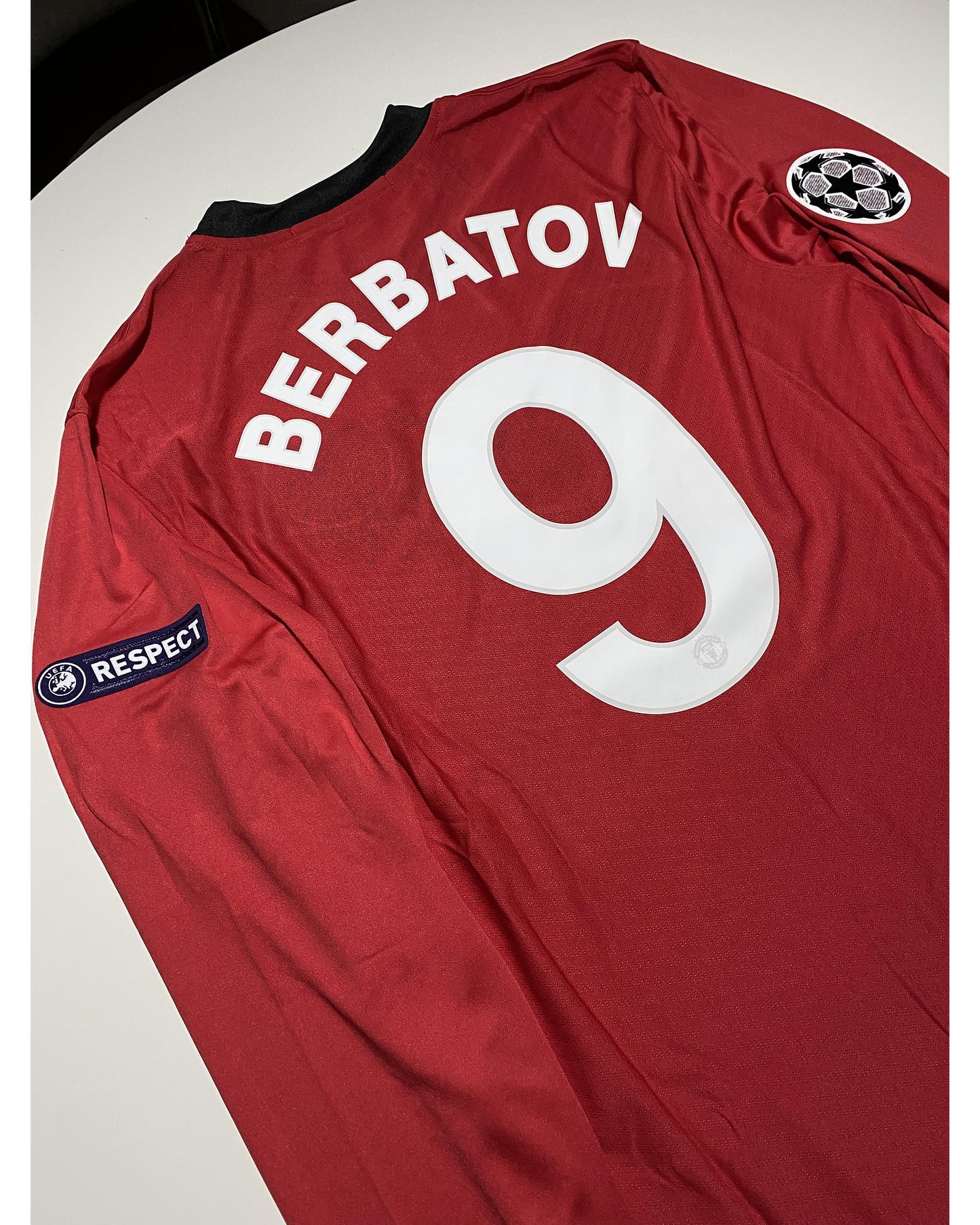 Dimitar Berbatov 9 Manchester United Champions League 2009/10 Retro Kit Trikot Jersey Maillot