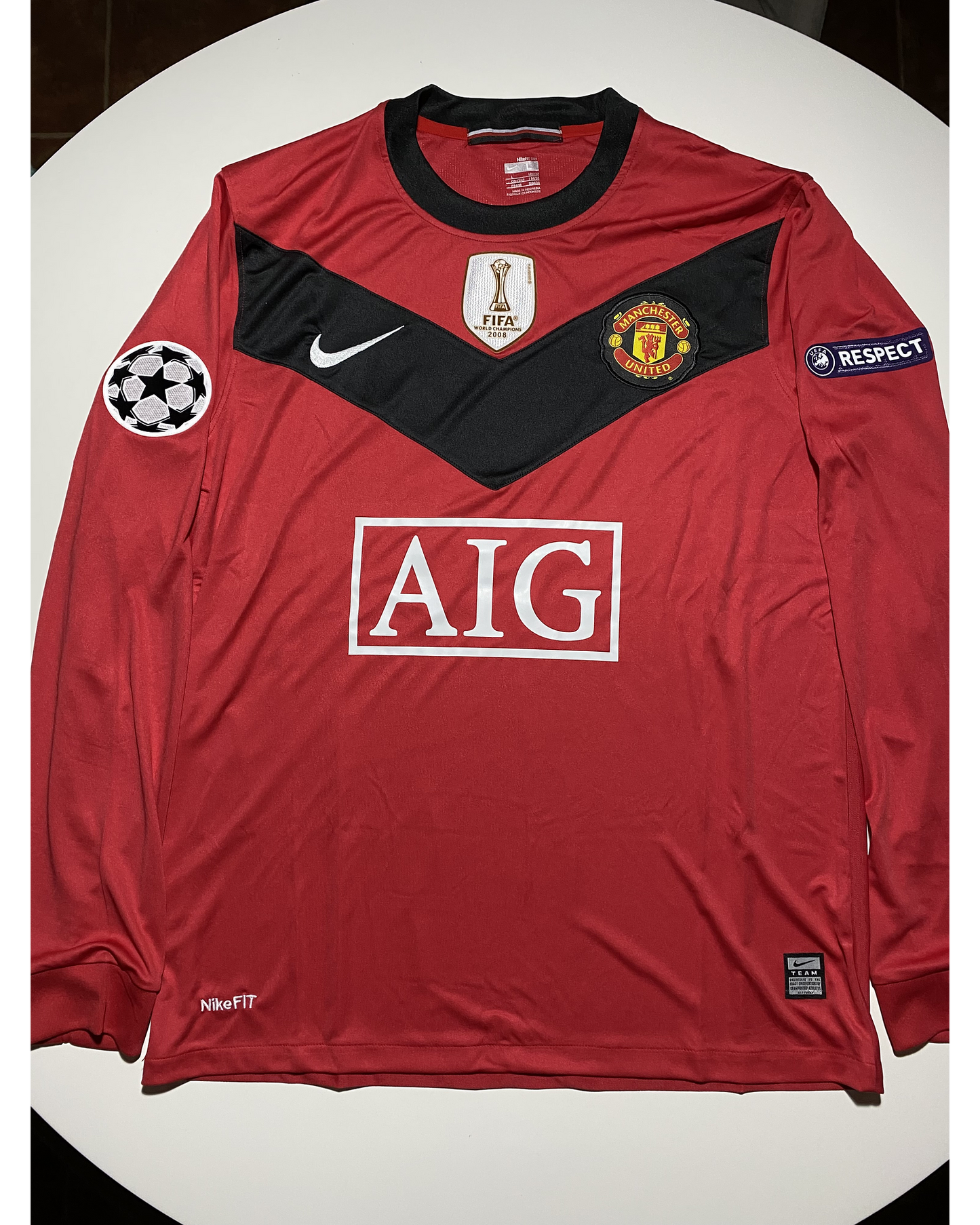 Dimitar Berbatov 9 Manchester United Champions League 2009/10 Retro Kit Trikot Jersey Maillot