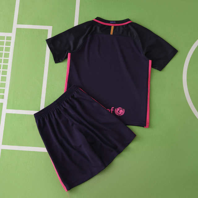 Barcelona 2016 Season Away Kids Retro Football Jersey