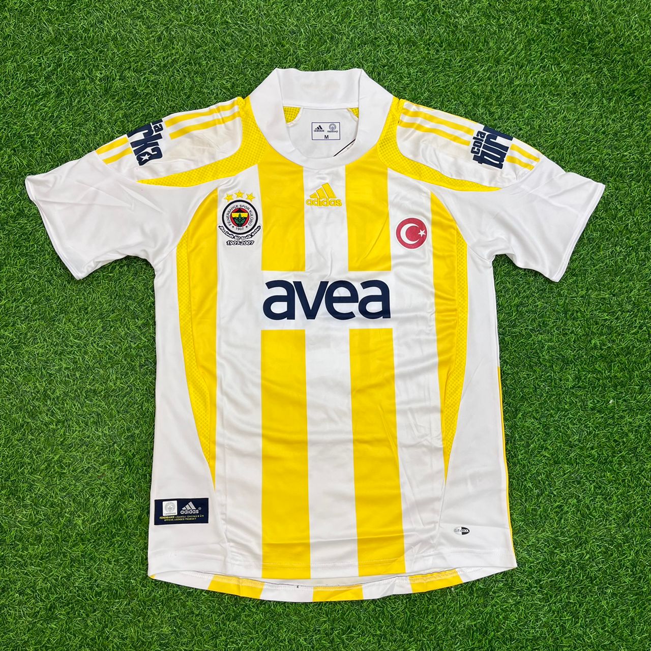 Souza Alex de Fenerbahçe 2007-2008 White Retro Kit Jersey – | Trikot | Maillot Soccer Kit