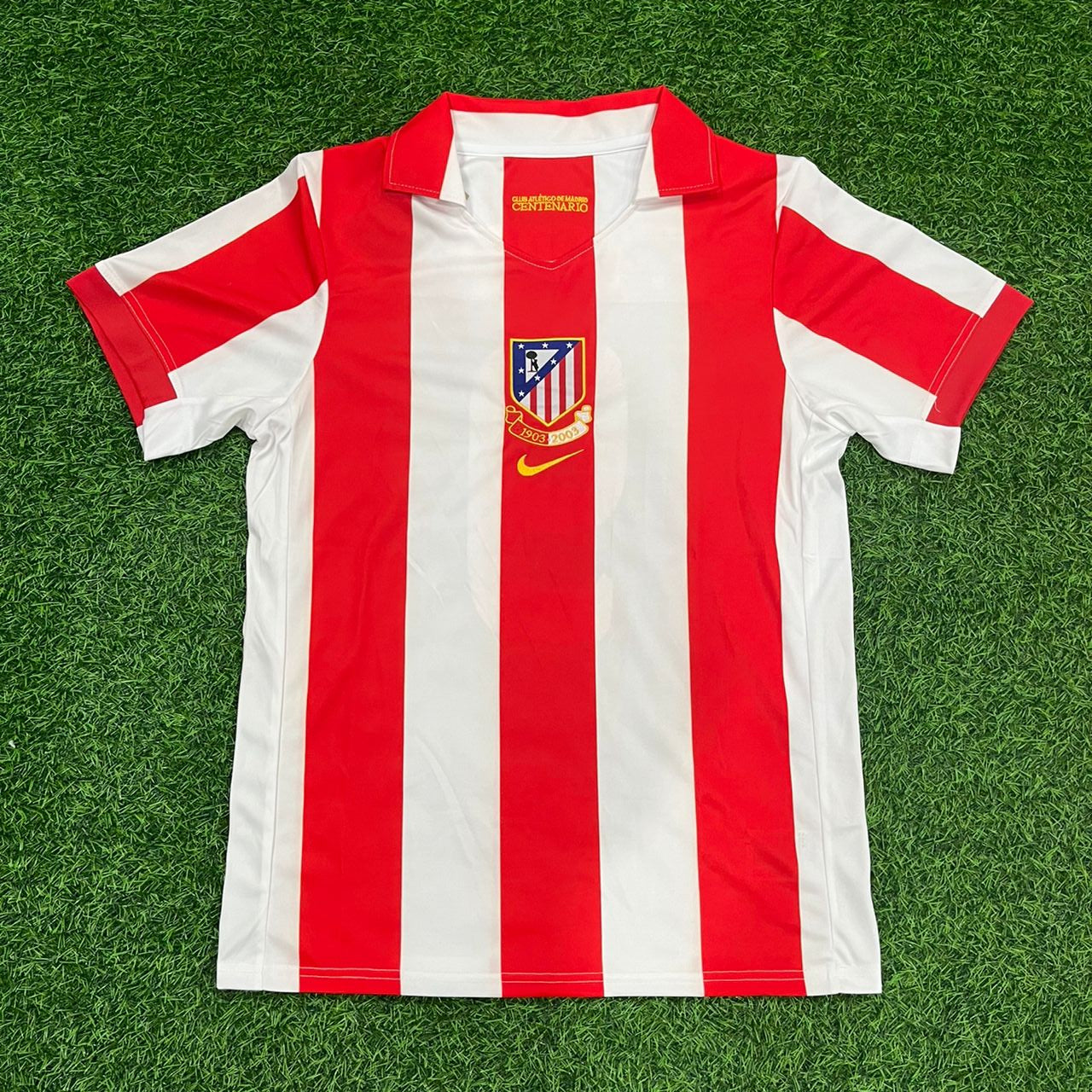 Fernando Torres Atletico de Madrid 2003 Retro Soccer Kit Jersey Trikot Maglia