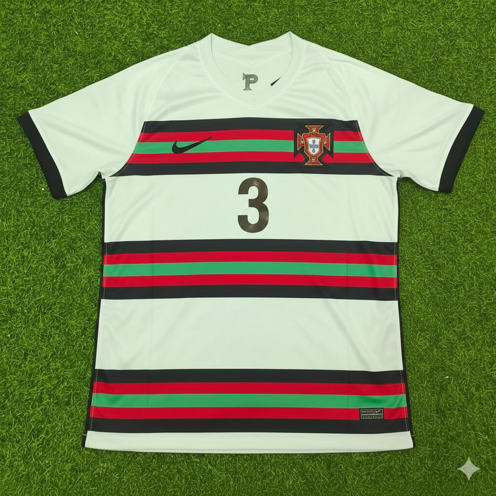 Portugal EURO 2020 Pepe Retro Away Football Jersey