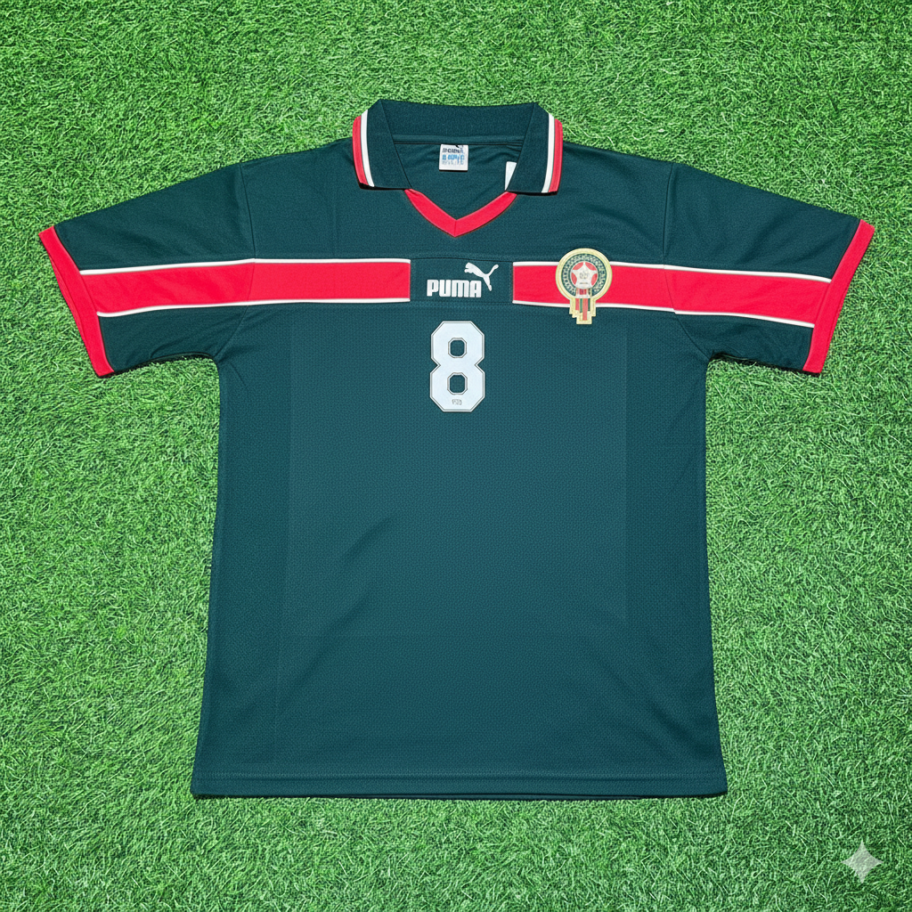 Azzedine Ounahi Morocco Home Retro Football Jersey Kit