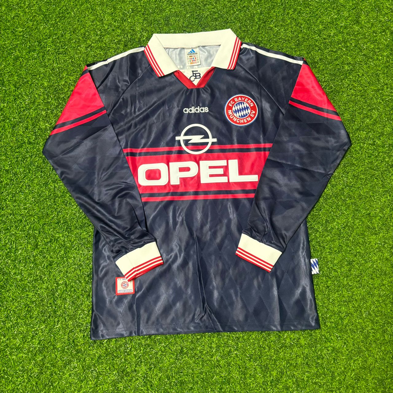 Lothar Matthäus FC Bayern München 1997/98 Saison Langarm Heim Retro