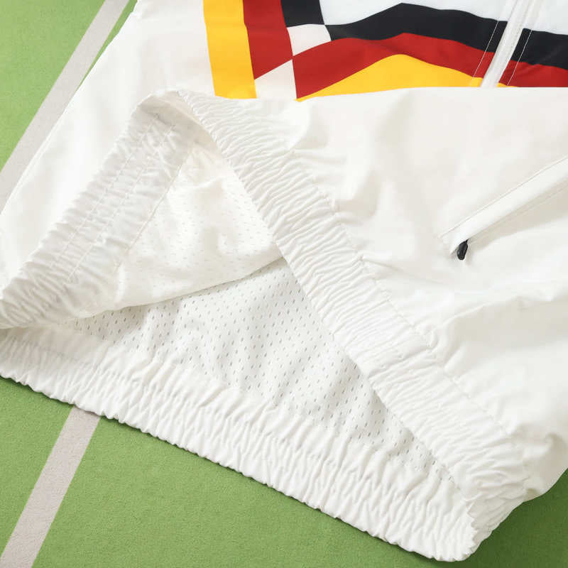 Germany Deutschland 1990 Retro Windbreaker Jersey