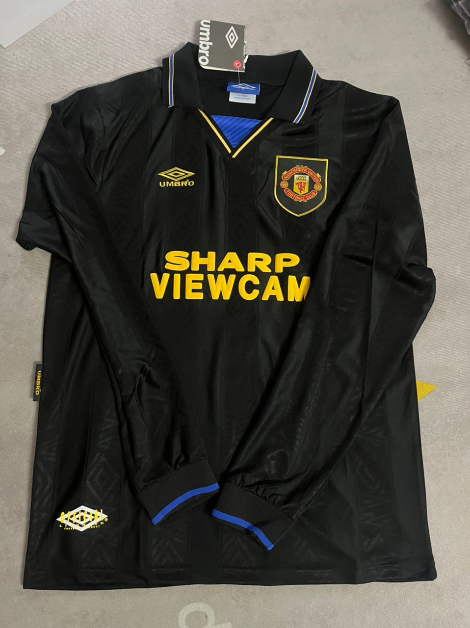 Eric Cantona Manchester United 1992 1993 Retro Retro Football Jersey