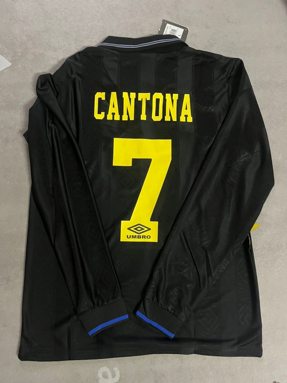 Eric Cantona Manchester United 1992 1993 Retro Retro Football Jersey