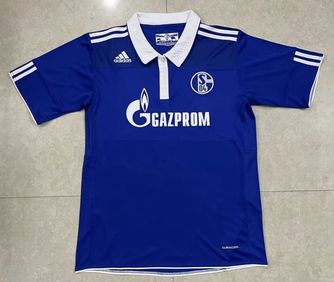 Schalke 04 Klaas-Jan Huntelaar 2010 - 2011 Season Retro Football Jersey Trikot
