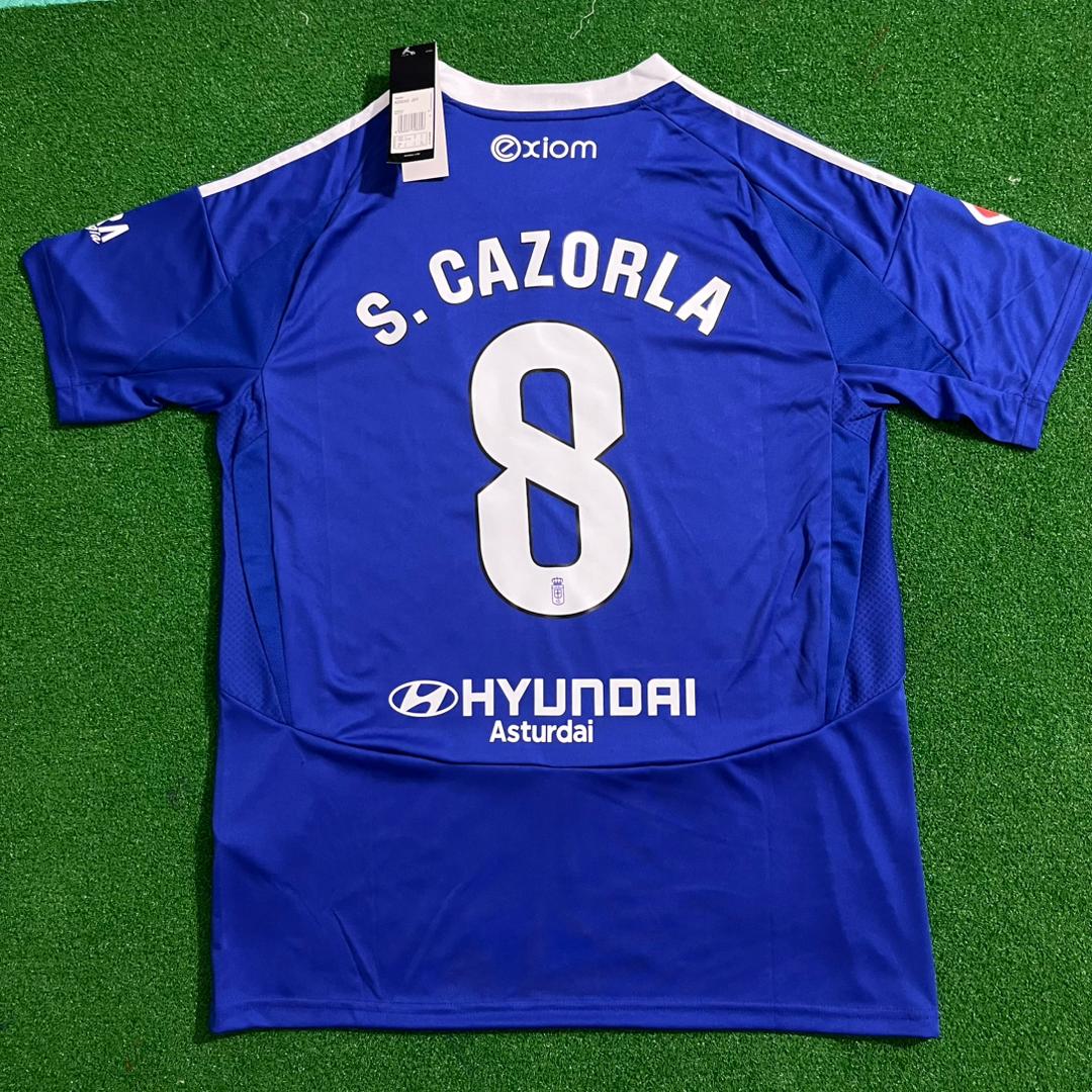 8 Santi Cazorla – Real Oviedo Kit Jersey – | Trikot | Maillot | Camiseta Soccer Kit