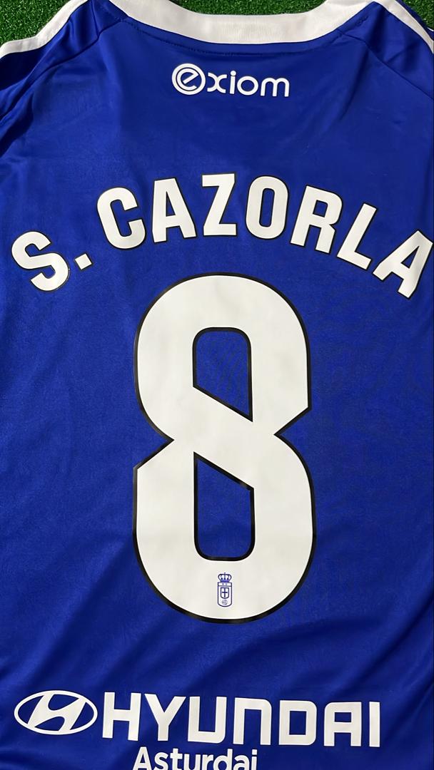8 Santi Cazorla – Real Oviedo Kit Jersey – | Trikot | Maillot | Camiseta Soccer Kit