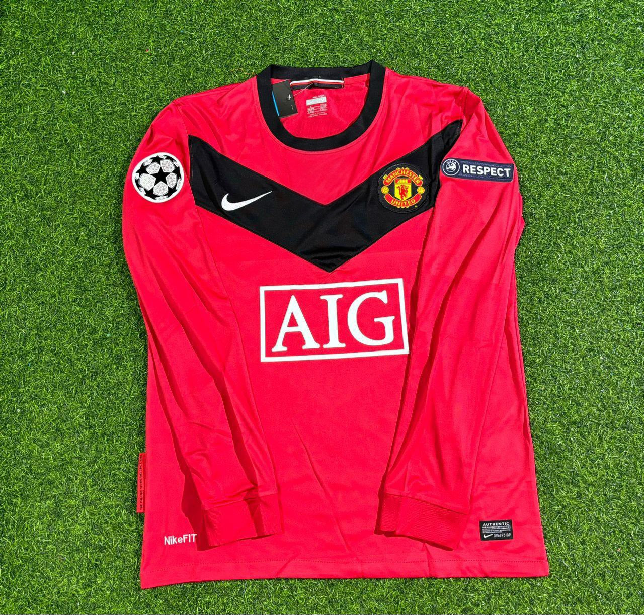 Bruno Fernandes #8 Manchester United Retro Long Sleeve Football Jersey Kit