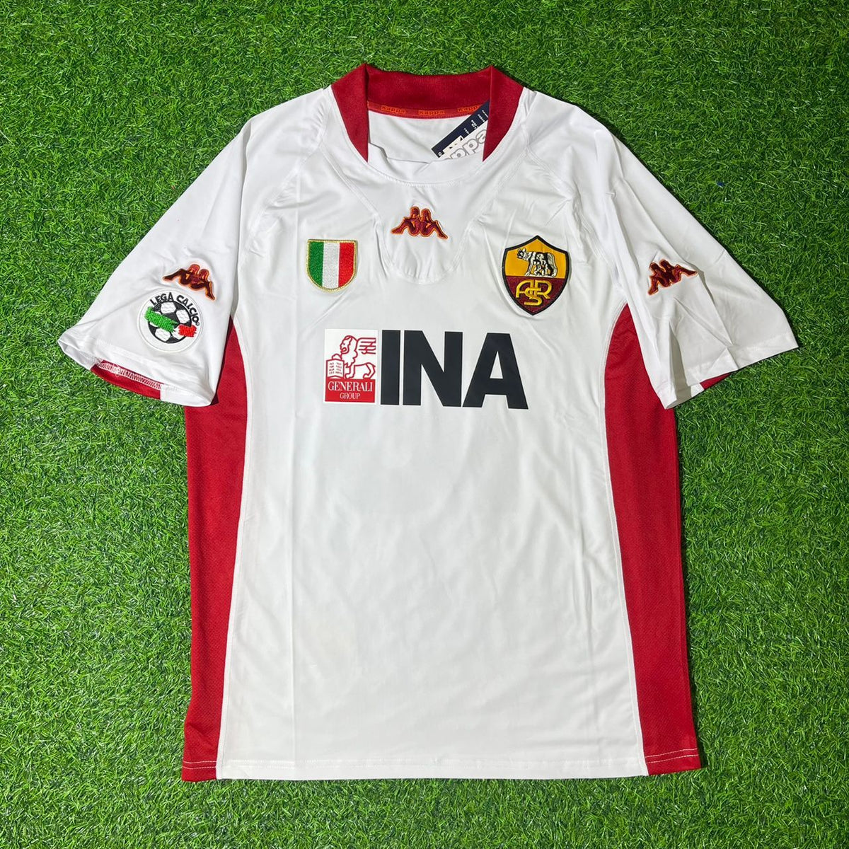 Francesco Totti White Away 2001 02 Home – Football Jersey