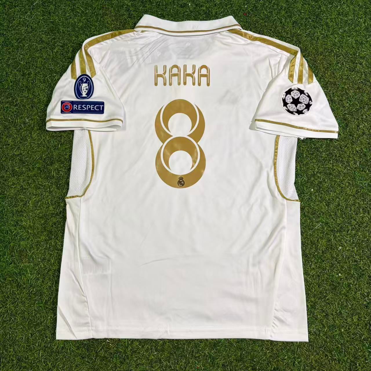 KAKA LEITE Golden Champions League Short Sleeve Football Jersey