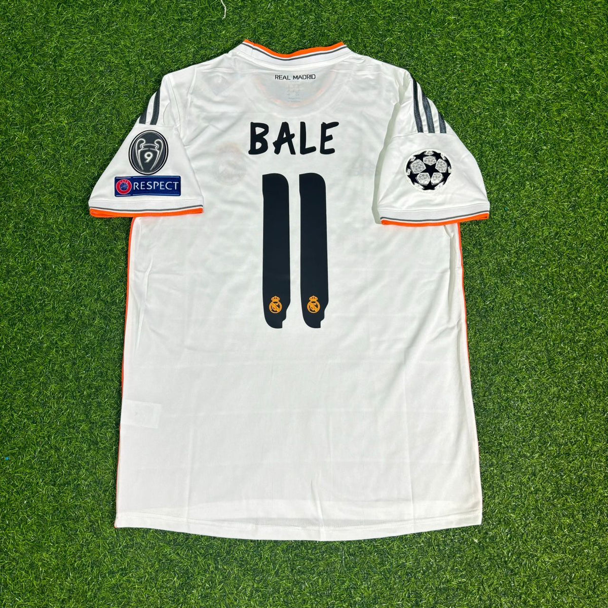 Gareth Bale 11- 2014 FINAL Home White Football Jersey