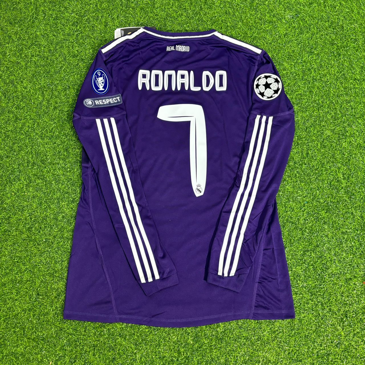 Cristiano Ronaldo 2010-11 Champions League Green Long Sleeve Football Jersey