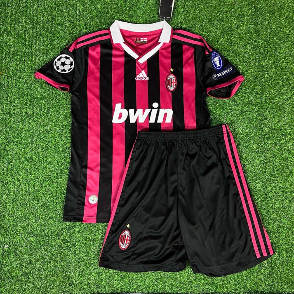 Andrea Pirlo #21 AC Milan 2009/10 Retro Football Jersey Kit