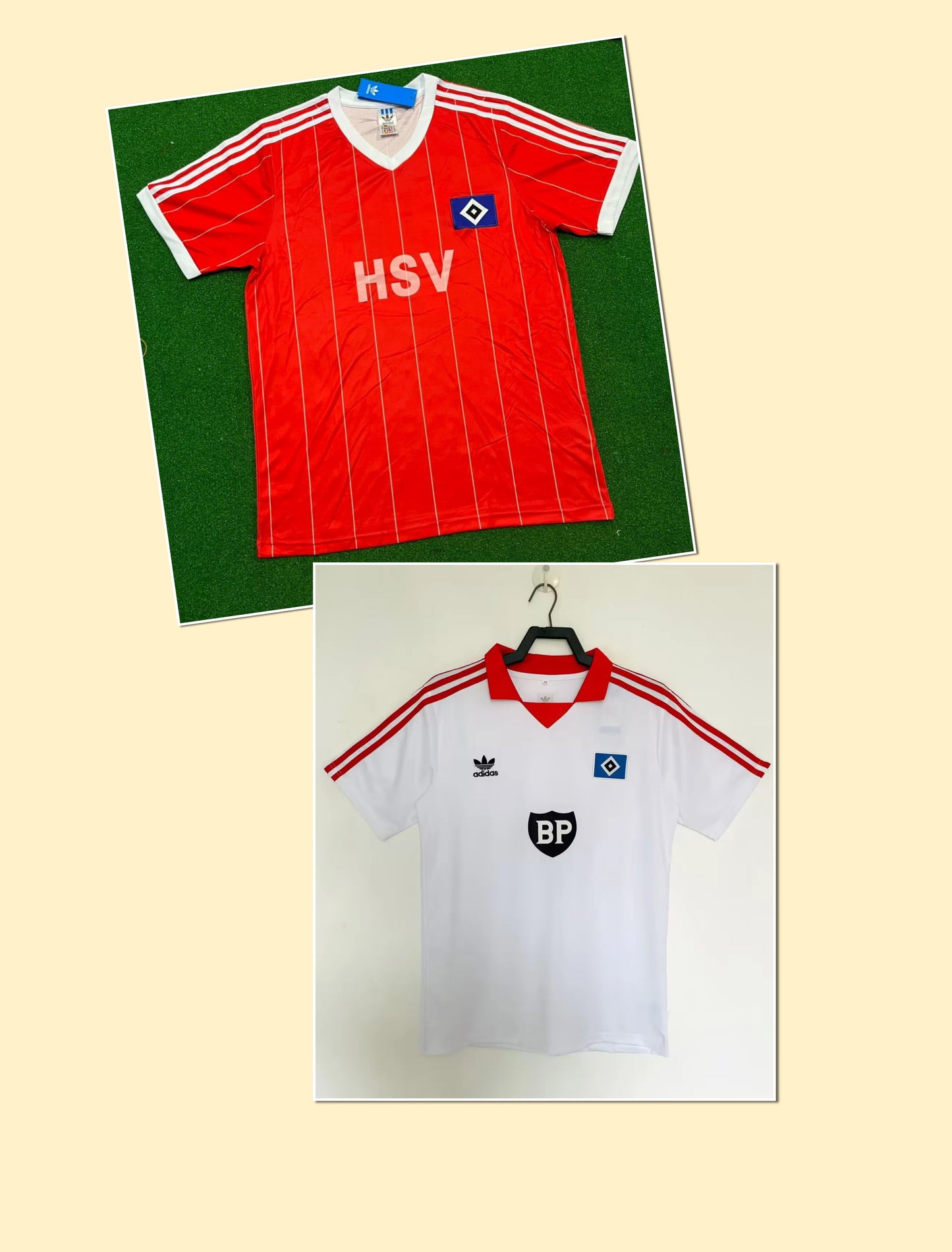 Taille XXL, 2 maillots de Hambourg