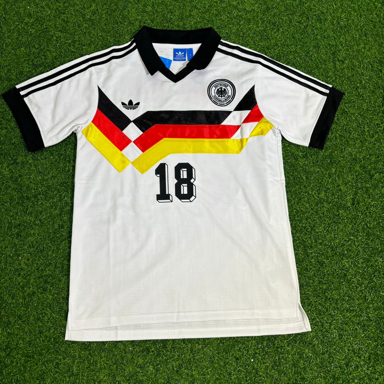 Jürgen Klinsmann Deutschland 1992 Retro Polo Fußballtrikot Jersey