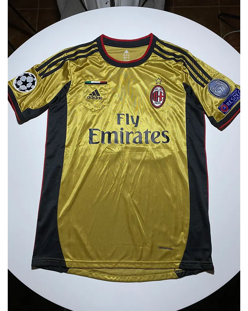 Kaká Leite 22 - AC Milan 2013/2014 Red Black Retro Jersey Trikot