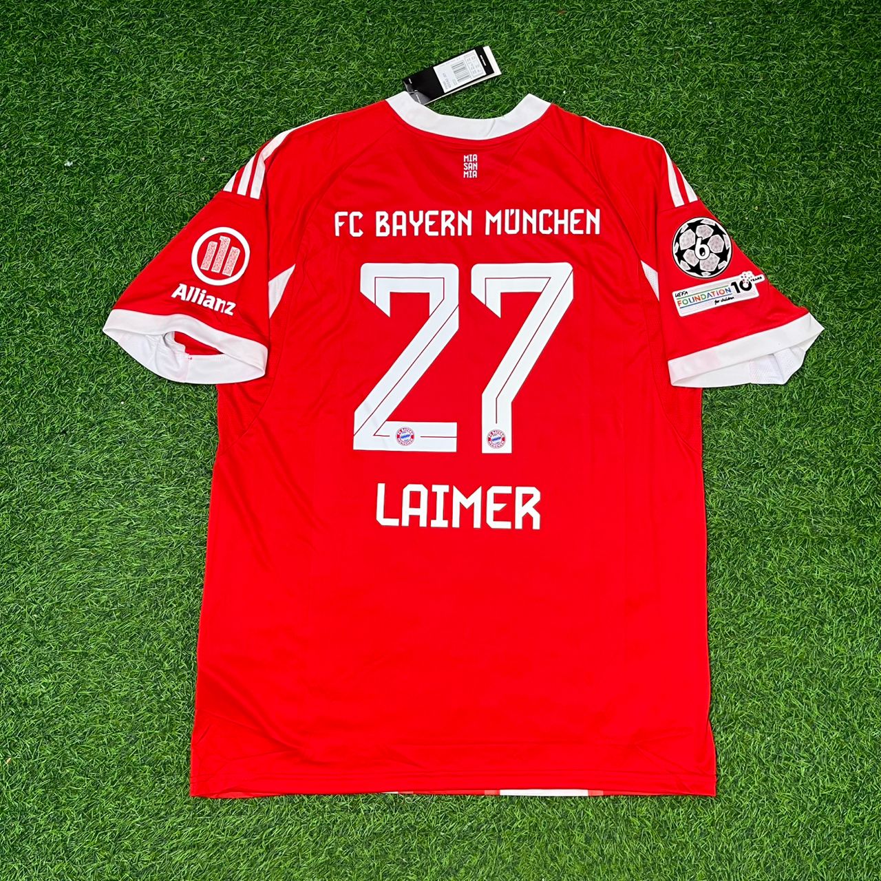 Konrad Laimer #27 Bayern Munich Home Football Jersey Kit