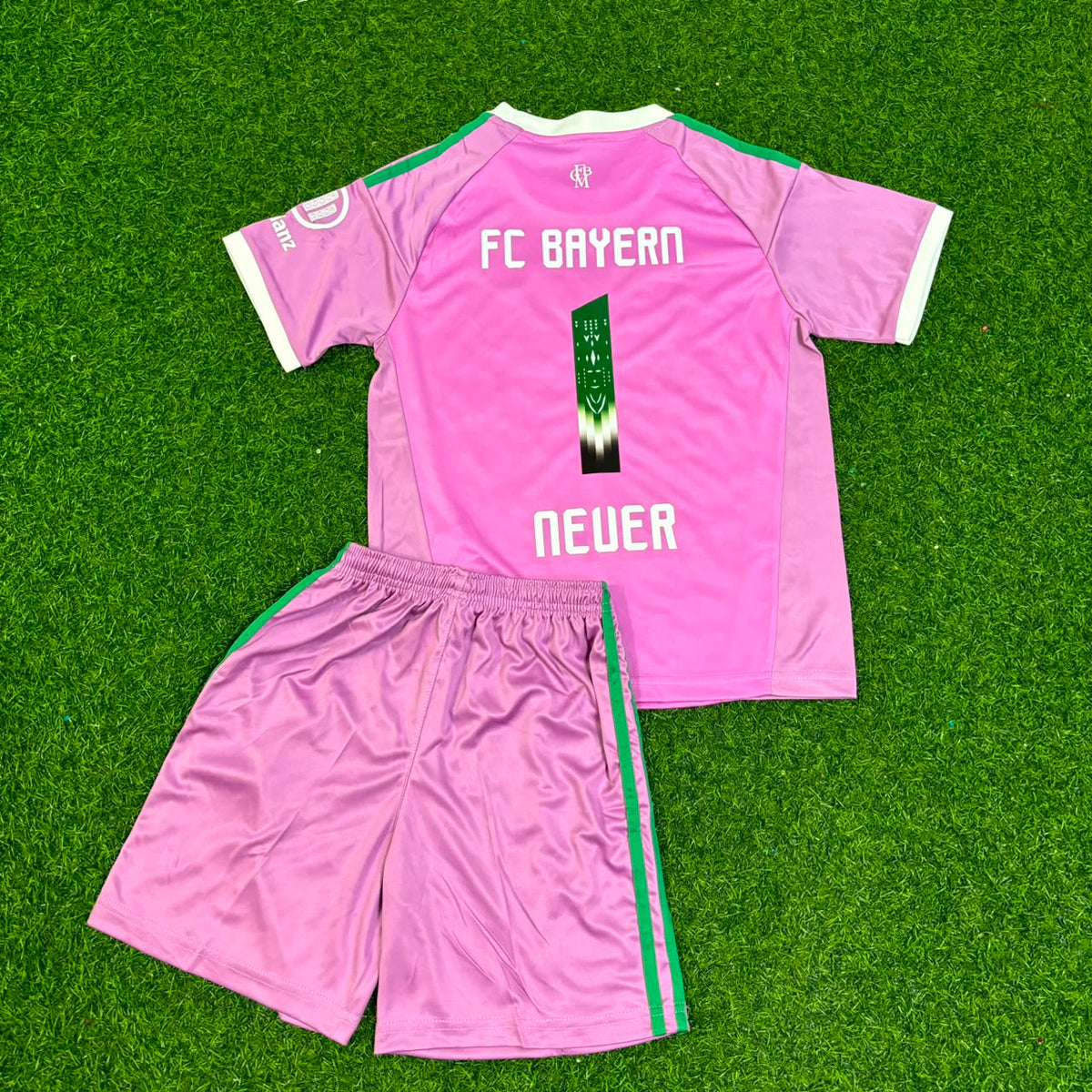Manuel Neuer Bayern Munich Pink Goalkeeper Football Jersey