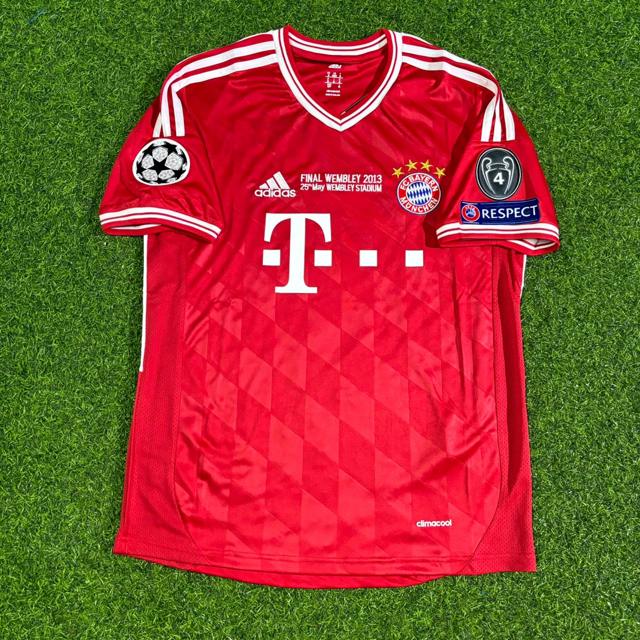 Mario Mandžukić #9 Bayern Munich 2013 Champions League Final Retro Football Jersey