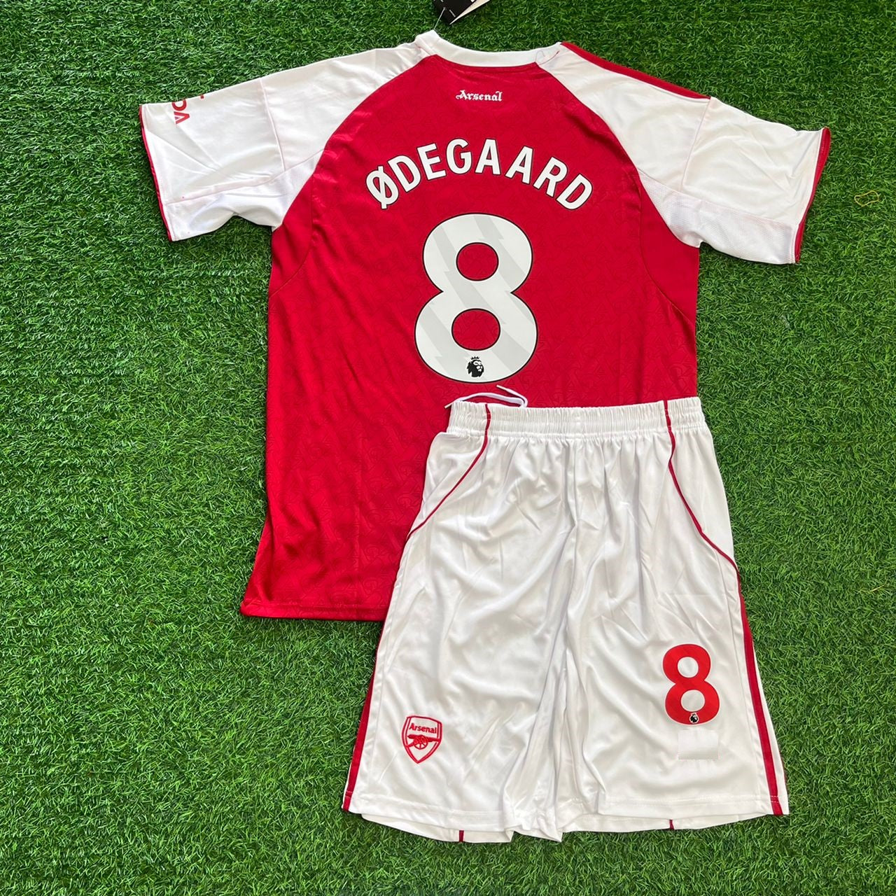 Martin Odegaard Arsenal Home Kids 2026 Football Jersey Kit