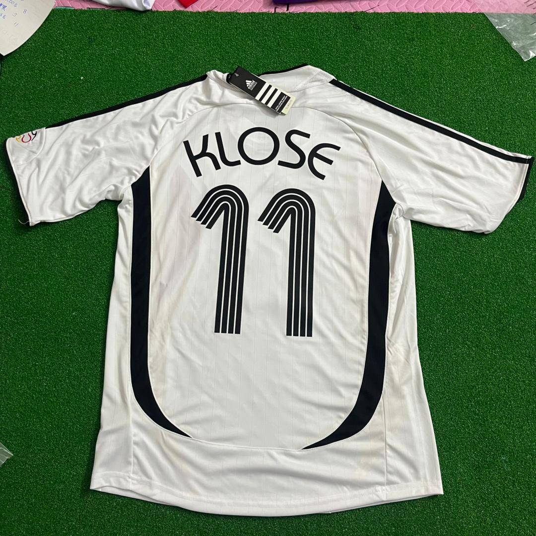 Germany Miroslav Klose 2006 World Cup White Retro Soccer Jersey Trikot Maillot Soccer Kit