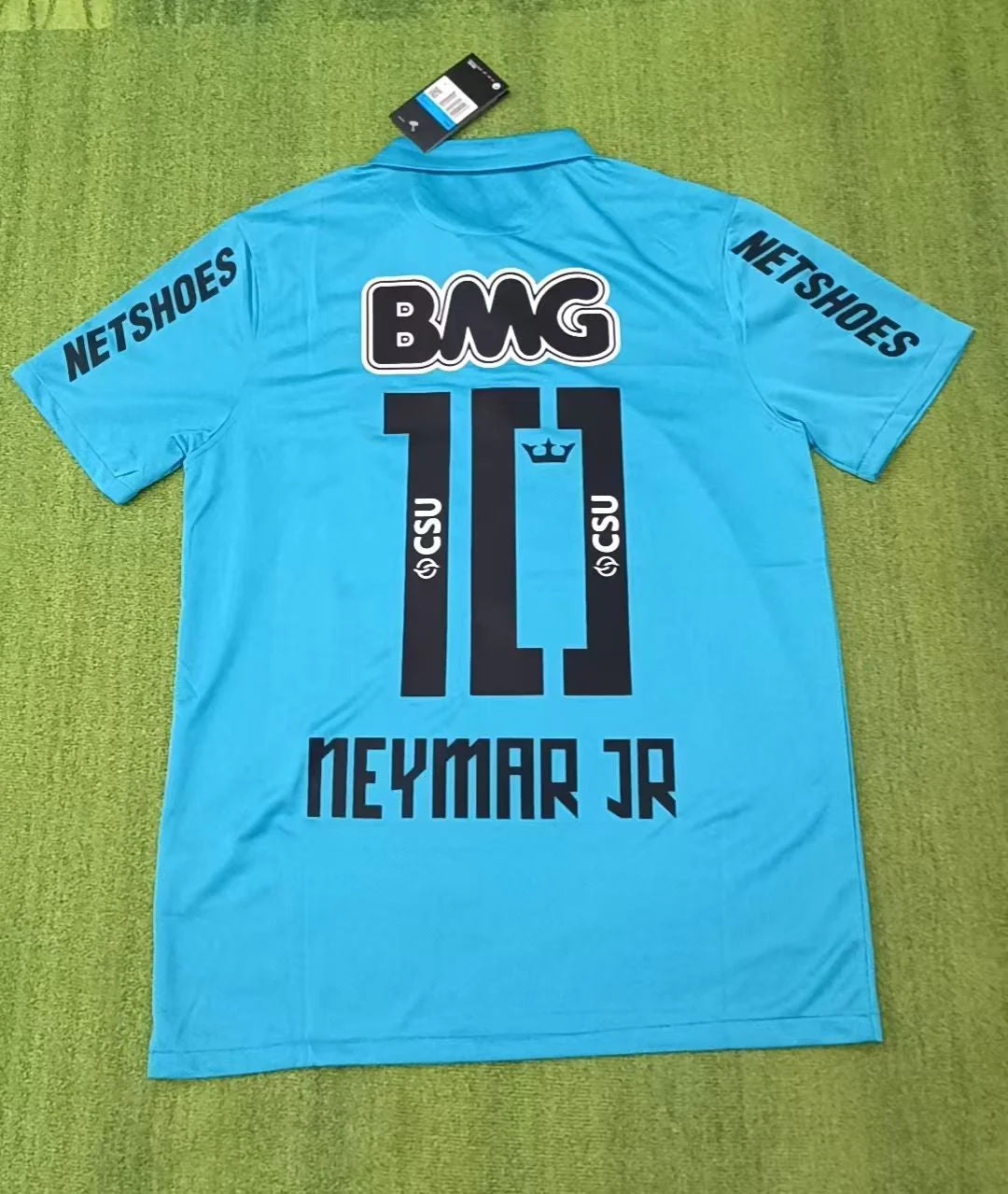 Neymar JR Number 10 Santos FC 2011 2012 Retro Soccer Kit Football
