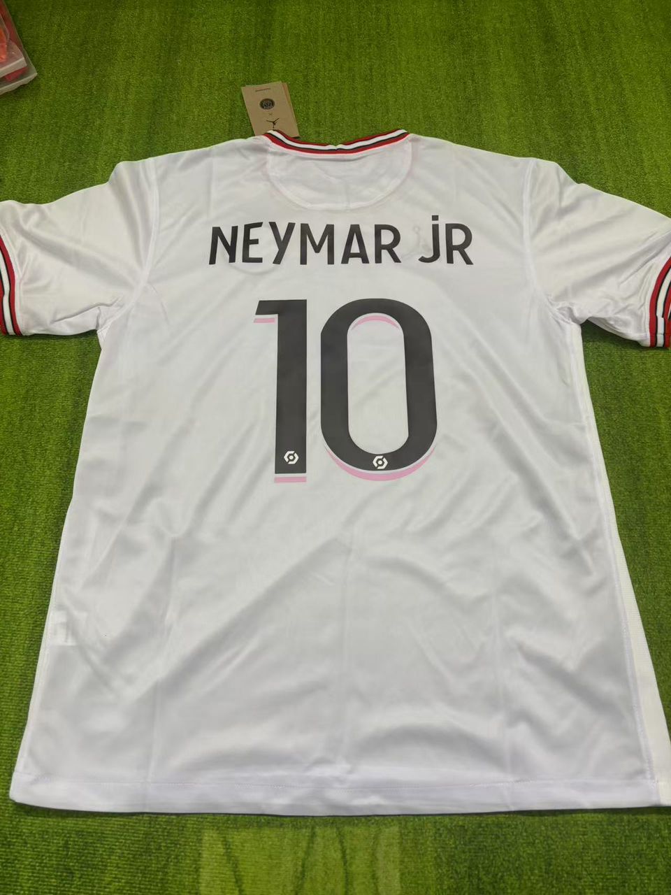 Neymar Jr 2020-2021 White Retro Kit Jersey Kit