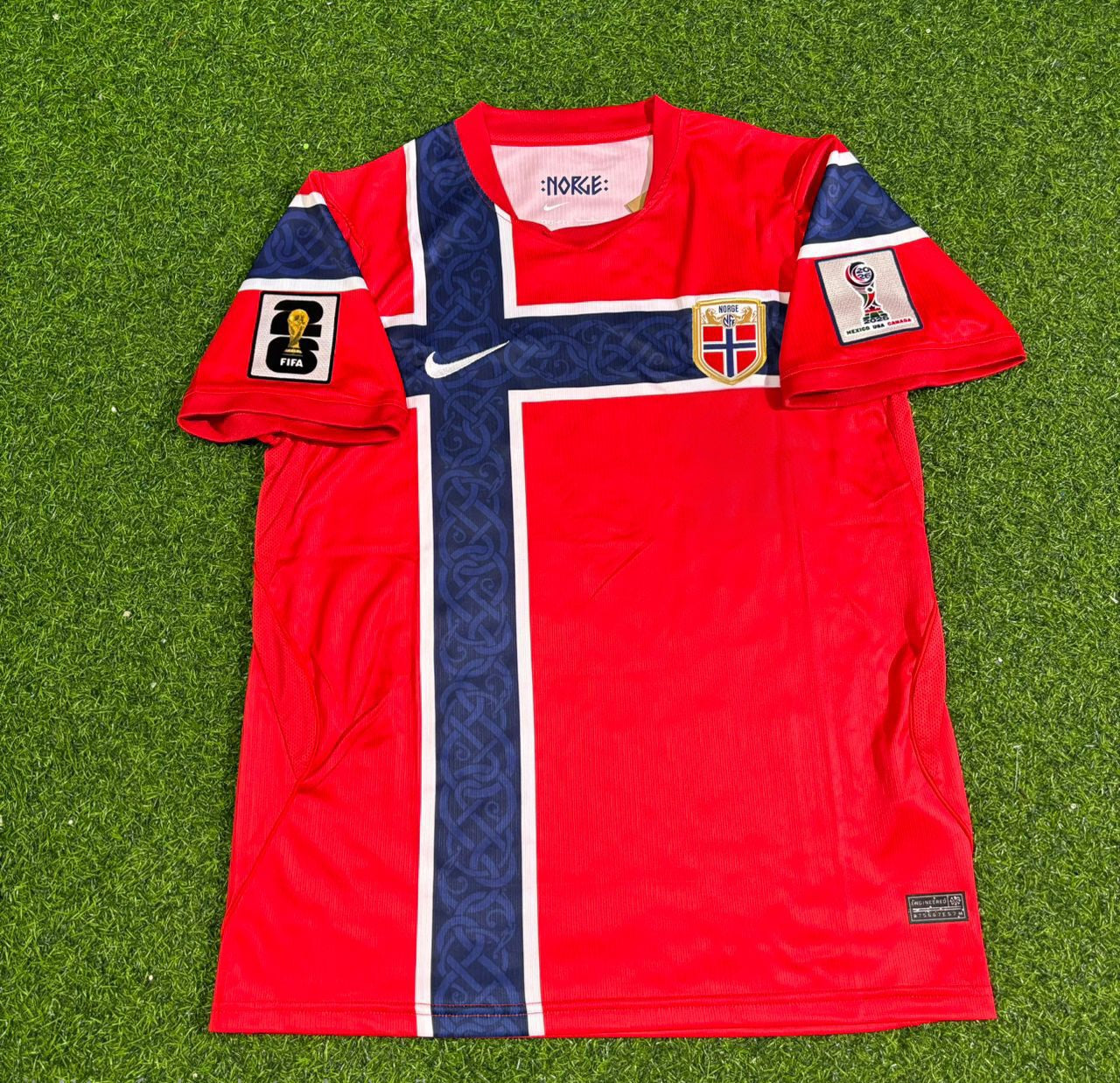 Norway World Cup 2026 Ørjan Nyland Goalkeeper Home Football Jersey