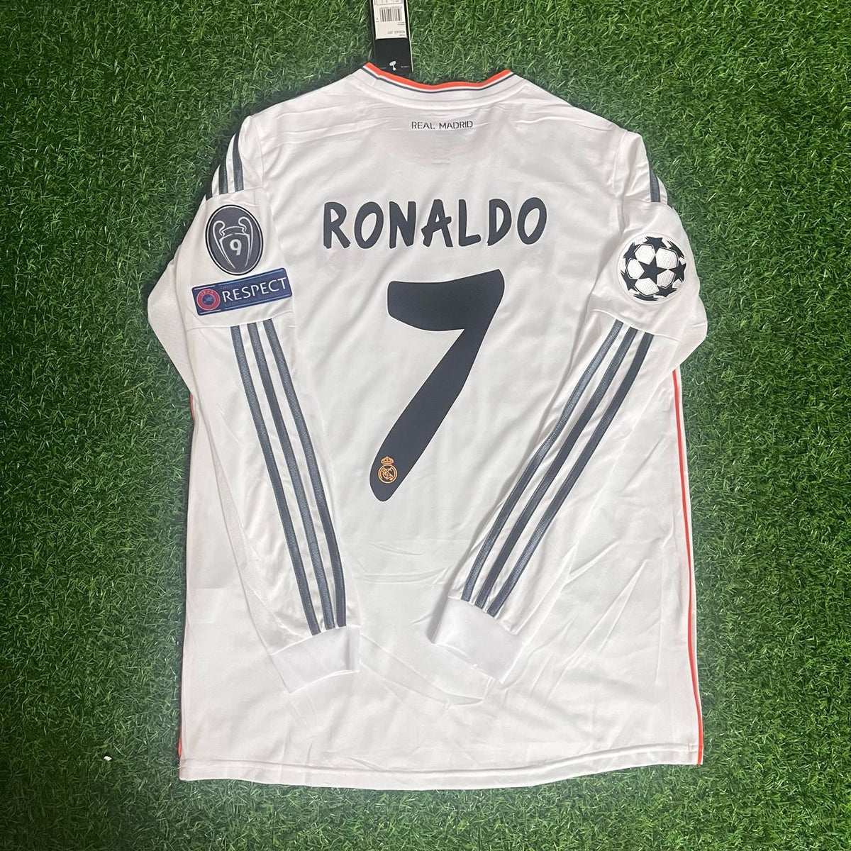 Cristiano Ronaldo 2014 CL Final Retro Long Sleeve Football Jersey Paradise Edition