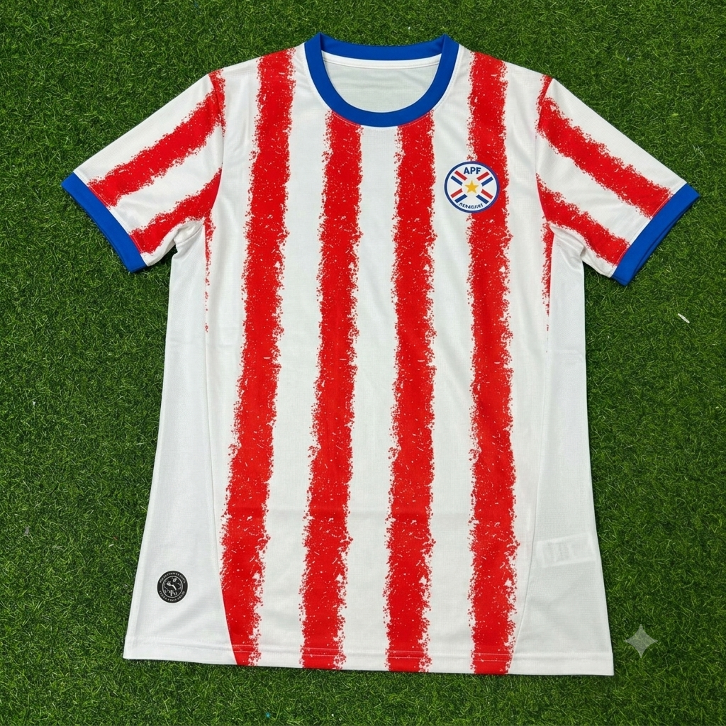 Paraguay World Cup 2026 Orlando Gill White Football Jersey Shirt