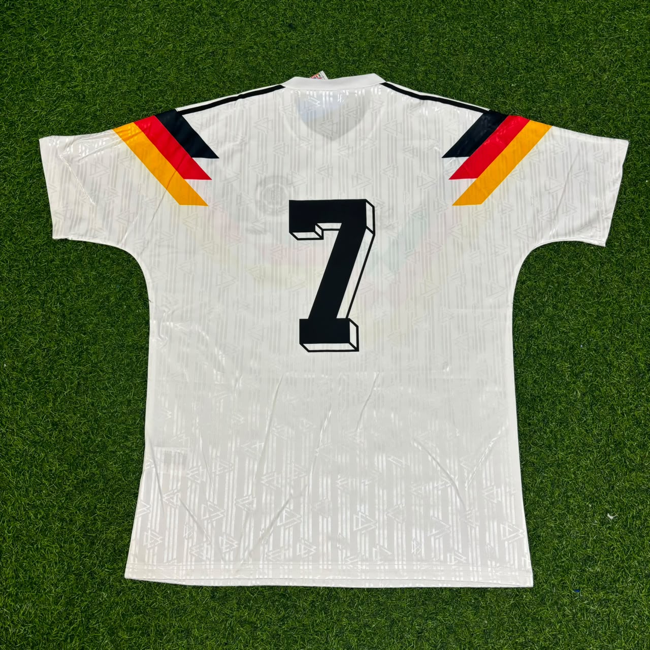 Germany World Cup 1990 Pierre Littbarski Deutschland Retro Fußballtrikot