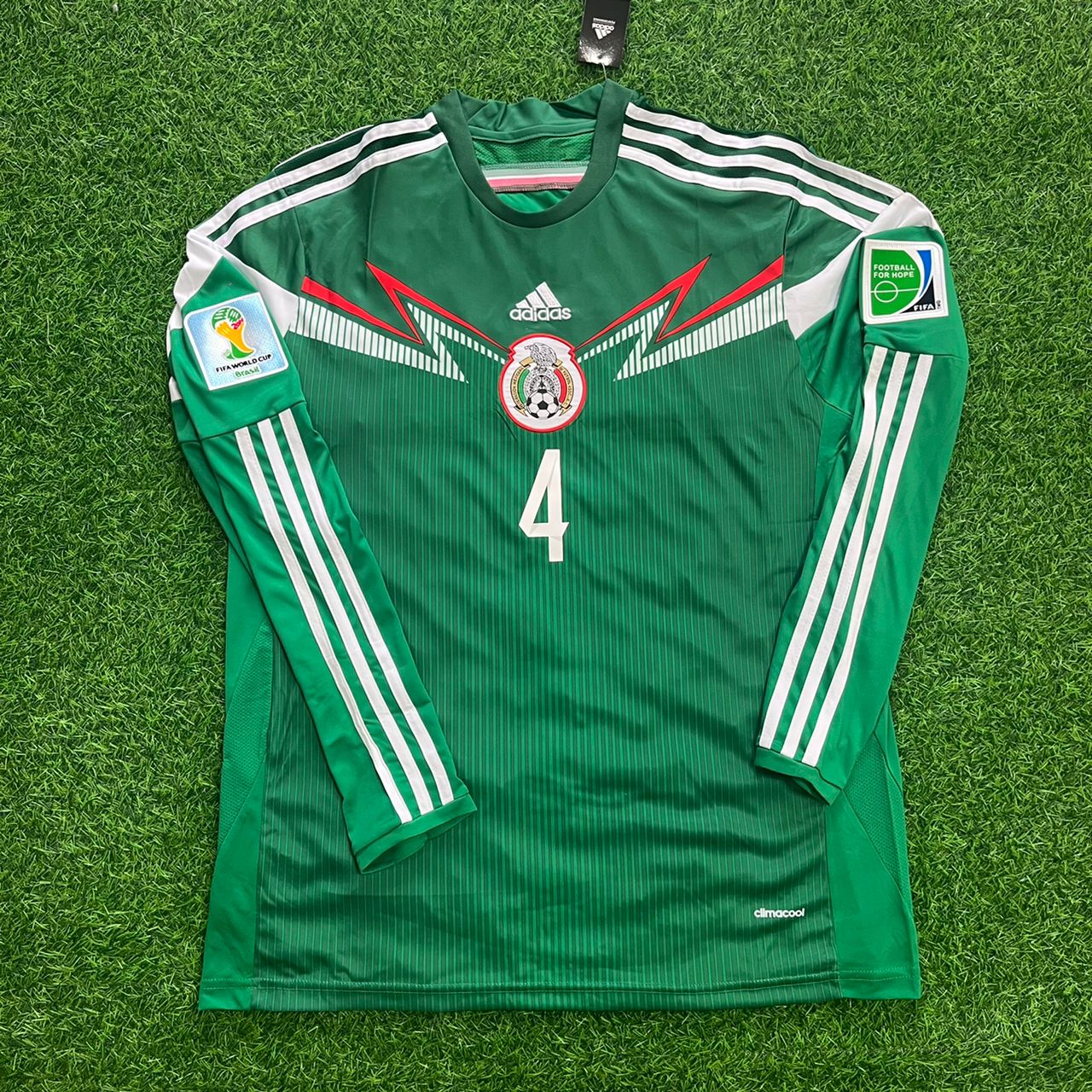 Brazil World Cup 2014 Rafael Marquez Mexico Retro Football Jersey
