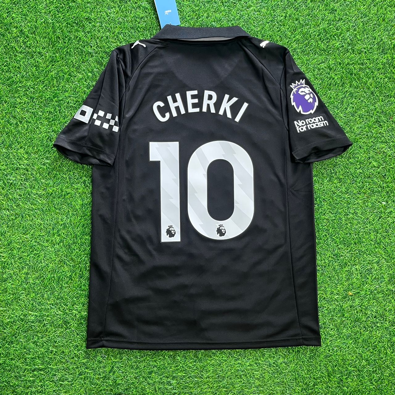 Rayan Cherki #10 Manchester City Black 2026 Football Jersey