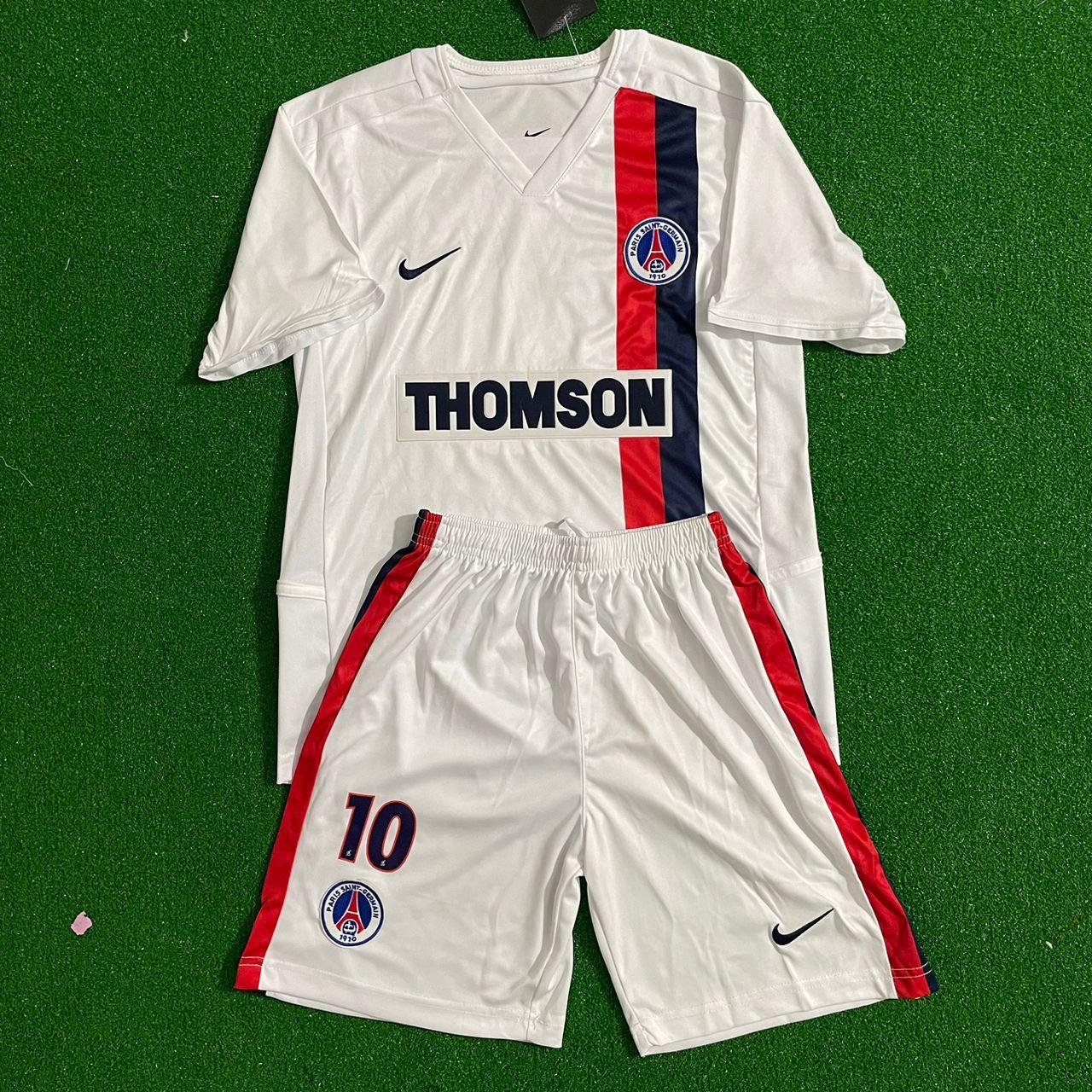 Ronaldinho White Kids Kit – Kit Jersey for Children – | KinderTrikot | Maillot Enfant