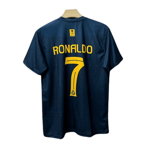 Cristiano Ronaldo Al Nassr 2024 2025 Saudi Black Blue Football Jersey