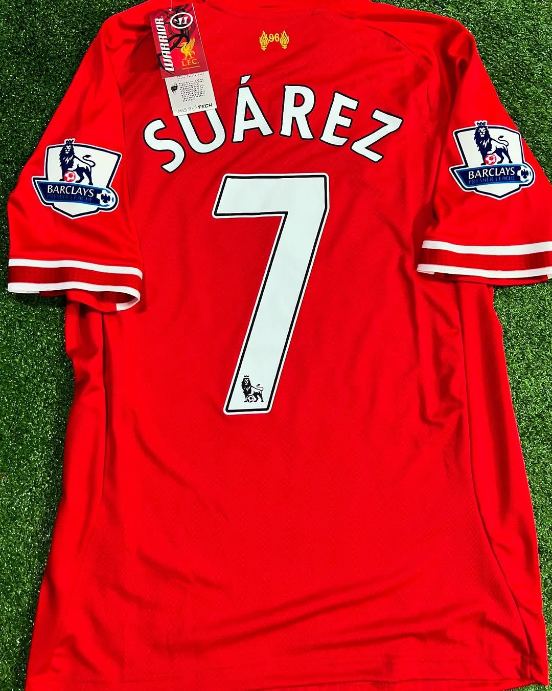 Luis Suarez Liverpool 2013 2014 Season Red Retro Jersey Maillot Trikot