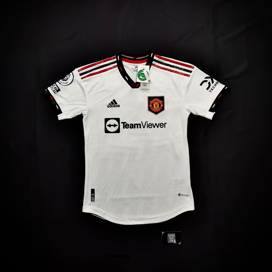 Cristiano Ronaldo Manchester United White 2022 2023 Premier League Jersey Trikot
