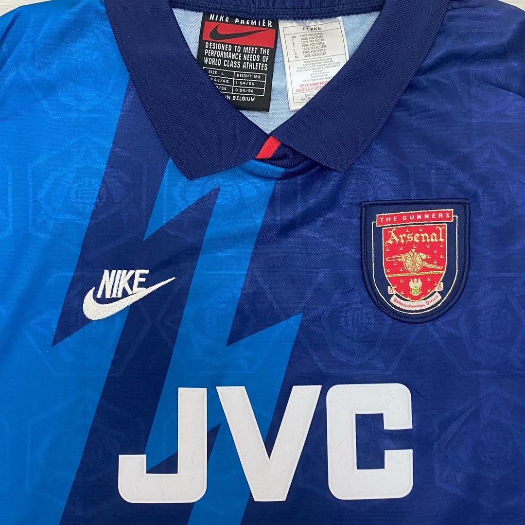 Dennis Bergkamp Arsenal Retro 1998 Season Retro Jersey