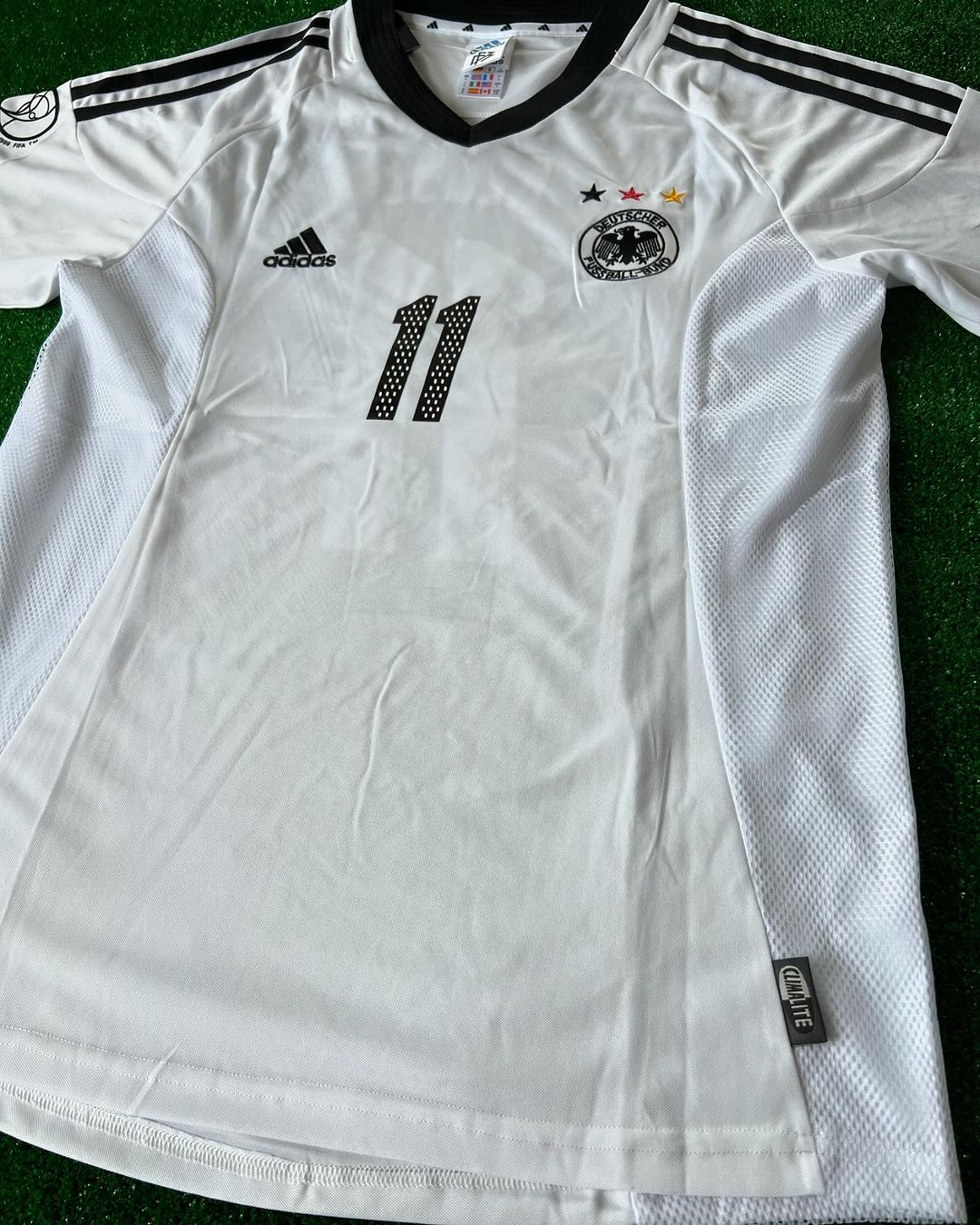 Miroslav Klose Germany 2002 World Cup Japan Korea White Retro Jersey Trikot